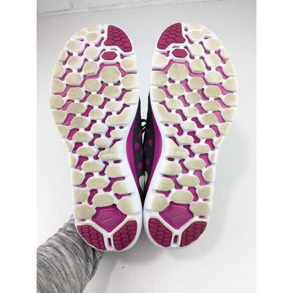 Nike Women's Flex 2015 Run Sneakers - Fuchsia/Anthracite - Picture 5 of 6